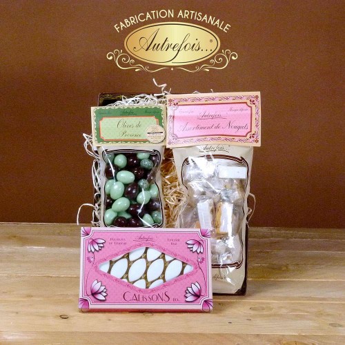 Coffret Nougat, Pâtes de Fruits et Chocolat