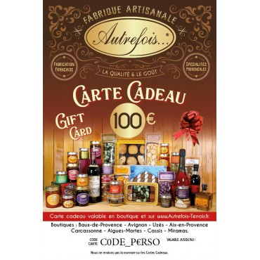 Carte Cadeaux 100€