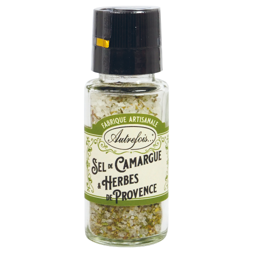 Moulin Gros sel séché Herbes & Aromates 80g - LE NATURSEL