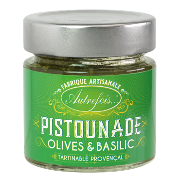 Pistounade : Olives & Basilic