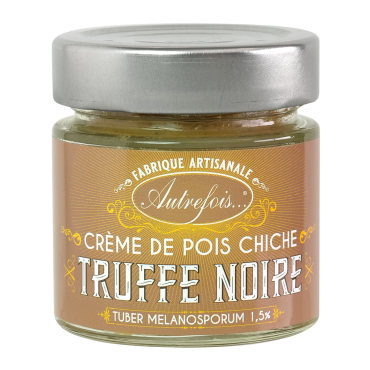 Crème de pois chiche et Truffe Noire